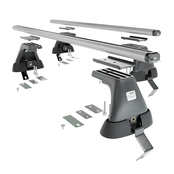 Barres De Toit En Acier Adapté Pour Citroen C4 Hayon  2010 2017 Porte Bagages De Voiture Noir Toit Normal 43752