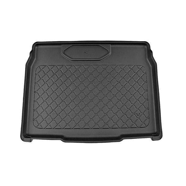 Ensemble: tapis de voiture en TPE + tapis de coffre pour Citroen C3  Aircross SUV (11.2017-.) - Aristar - Guardliner - coffre supérieur;  modèles avec plancher amovible du coffre (Flex Floor)