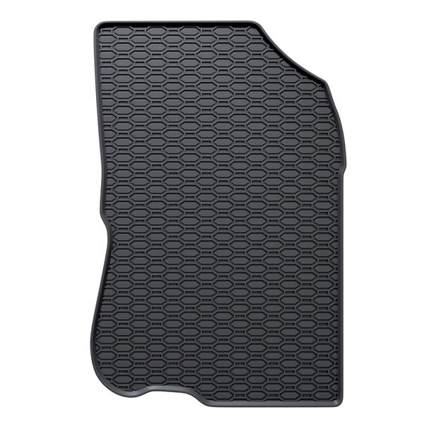 Tapis de sol en caoutchouc pour Peugeot 2008 (2013-2019) - tapis de voiture  - noir - Geyer & Hosaja - 859/4C
