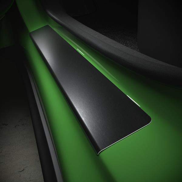 Mossa Einstiegsleisten aus Stahl kompatibel mit Toyota Yaris III Hatchback  (5 Türen) - (2011-2019) - schwarz (geschleifte Oberfläche) : :  Auto & Motorrad