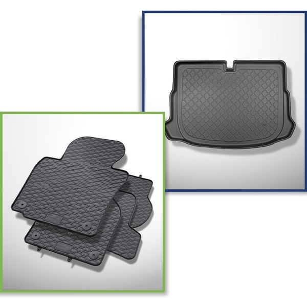 FroGum Tappeto Bagagliaio In Gomma Frogum Per VW SCIROCCO 2008 
