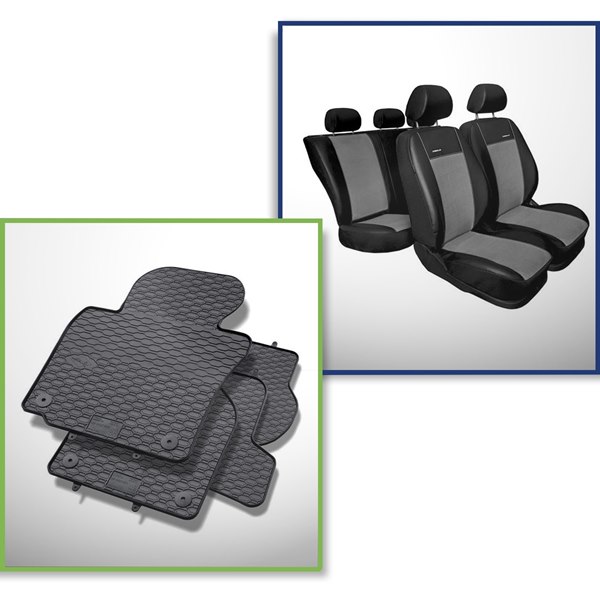 Original Seat Leon (5F) Gummi Fußmatten Satz v+h